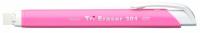 Radiera mecanica PENAC Tri Eraser, triunghiulara, 100% cauciuc - corp roz pastel