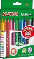 Carioca lavabila, 12 culori/cutie, ALPINO Standard